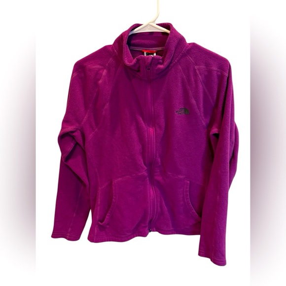 The North Face Full Zip Fleece Jacket Purple Women’s Size Large - Picture 1 of 3